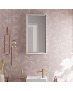 hansgrohe miroir Xarita E 54999700 avec éclairage LED et capteur IR, blanc mat