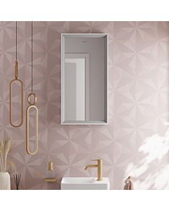 hansgrohe miroir Xarita E 54999700 avec éclairage LED et capteur IR, blanc mat