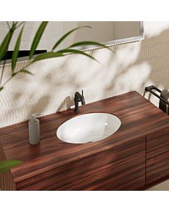 hansgrohe Xuniva vasque sous plan 60152450 450x350mm, avec trou pour robinetterie, avec trop-plein, blanc