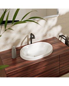 hansgrohe Xuniva Einbauwaschtisch 60157450 550x400mm, ohne Hahnloch, mit Überlauf, weiß