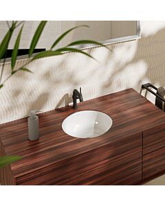 hansgrohe Xuniva Unterbauwaschtisch 61046450 350x350mm, mit Hahnloch/Überlauf, SmartClean, weiß