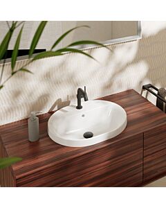 hansgrohe Xuniva built-in washbasin 61064450 550x450mm, with tap hole, with overflow, SmartClean, white
