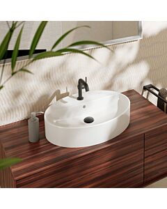 hansgrohe Xuniva Aufsatzwaschtisch 61078450 600x450mm, mit Hahnloch/Überlauf, SmartClean, weiß