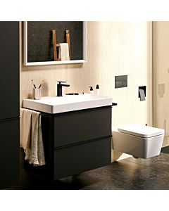 hansgrohe Tecturis E 110 mitigeur de lavabo 73012670 CoolStart EcoSmart+ sans garniture de vidage, noir mat