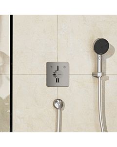 hansgrohe Mélangeur DuoTurn Q 75414000 encastré, pour 2 Verbraucher , chromé