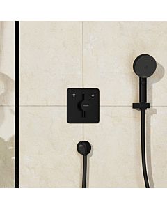 hansgrohe DuoTurn Q Mischer 75414670 Unterputz, für 2 Verbraucher, mattschwarz
