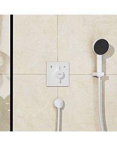 hansgrohe DuoTurn E Mischer 75417700 Unterputz, für 2 Verbraucher, mattweiß