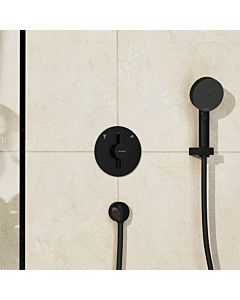 hansgrohe DuoTurn S mitigeur 75418670 encastré, pour 2 Verbraucher , noir mat