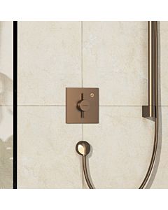 hansgrohe DuoTurn E mitigeur 75617140 encastré, pour 1 Verbraucher , bronze brossé
