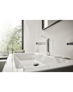 hansgrohe Finoris 110 Waschtischarmatur 76023000 mit Push-Open Ablaufgarnitur, chrom