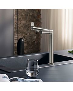 hansgrohe Aqittura M91 SodaSystem 240 76810800 1jet, starter set, stainless steel finish