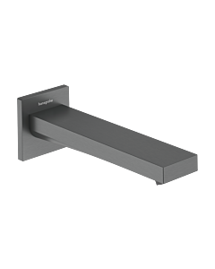 hansgrohe Tecturis E bath spout 73410340 brushed black chrome