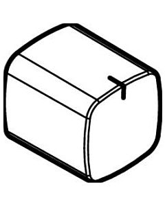 hansgrohe Poignée Ecostat E Garniture de thermostat 92280000 Vanne d&#39;arrêt et d&#39; chromé dissimulée chromé