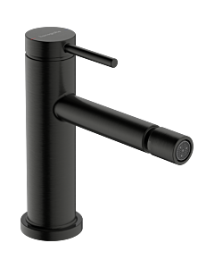 hansgrohe Tecturis S Einhebel-Bidetarmatur 73201340 mit Zugstangen-Ablaufgarnitur, brushed black chrome