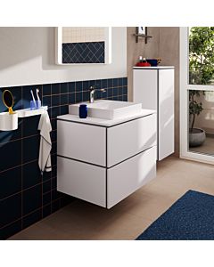 hansgrohe Xilesa E vanity unit 54300700 2 drawers with PushOpen, 780 x 550 mm, matt white