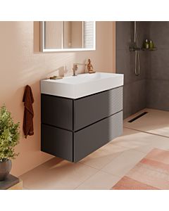 hansgrohe sous-vasque Xilesa E 54297760 980x470mm, 2 tiroirs PushOpen, gris ardoise mat