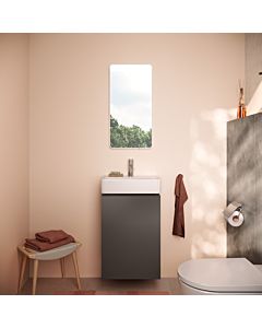 hansgrohe Xilesa E Waschtischunterschrank 54246760 430x330mm, für Handwaschbecken, Türanschlag rechts, schiefergrau matt