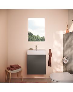 hansgrohe Xilesa E vanity unit 54247760 480x380mm, 2000 drawer, for hand basin, slate grey matt