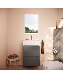 hansgrohe Xilesa E vanity unit 54250760 480x470mm, 2 drawers, slate grey matt