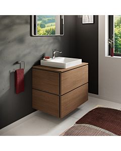 hansgrohe Xilesa E vanity unit 54299550 2 drawers without PushOpen, 780 x 550 mm, Cashmere oak