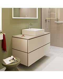 hansgrohe sous-vasque Xilesa E 54304780 2 tiroirs avec PushOpen, 1180 x 550 mm, beige sable mat