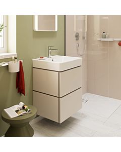 hansgrohe sous-vasque Xilesa E 54292780 530x470mm, 2 tiroirs, pour meuble sous-vasque, avec PushOpen, beige sable mat