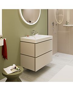 hansgrohe Xilesa E vanity unit 54296780 780x470mm, 2 drawers PushOpen, sand beige matt