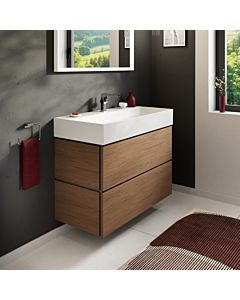 hansgrohe Xilesa E Waschtischunterschrank 54262550 980x470mm, 2 Schubkästen, Eiche Kaschmir
