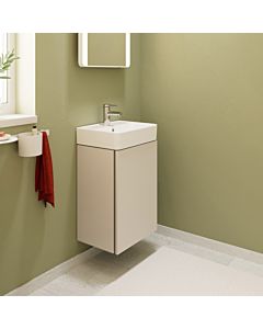 hansgrohe Xilesa E Waschtischunterschrank 54246780 430x330mm, für Handwaschbecken, Türanschlag rechts, sandbeige matt