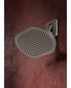 hansgrohe Axor ShowerSphere overhead shower 39745340 370x220mm, with movable shower arm, 2 jets, 11 l/min, brushed black chrome