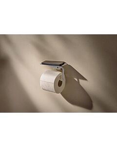 hansgrohe AddStoris S Toilettenpapierhalter 41789000 mit Ablage, chrom