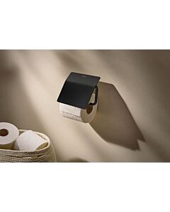hansgrohe AddStoris S Toilettenpapierhalter 41783670 mit Deckel, matt schwarz