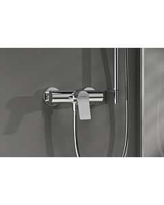 Mitigeur de douche monocommande hansgrohe 75623000 apparent, avec silencieux, chromé