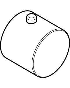 hansgrohe Griff Axor Uno für 4-Loch Thermostat 38392000 chrom