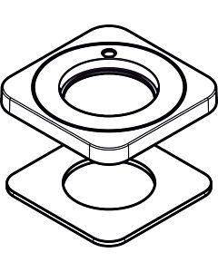 hansgrohe rosette Axor Citterio E toilette 92190000 mitigeur chromé