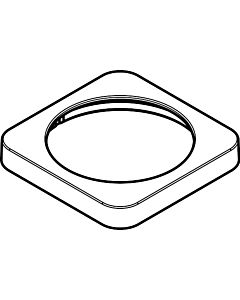 hansgrohe Rosette Axor Citterio M 4-Loch 98507000 Wannenarmatur Brausenhalter chrom