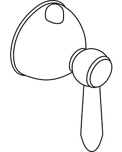 hansgrohe Handle Axor Carlton for Axor Carlton installation 17391090 Thermostatt chrome / gold look