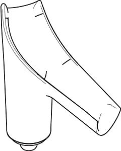 hansgrohe Axor Starck V Glasauslauf 92487000 Ersatzteil für Waschtischmischer