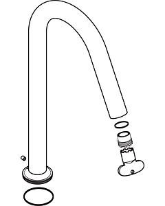 hansgrohe bec Axor Citterio M 3 trous 98928000 mitigeur lavabo chromé