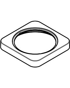 hansgrohe Rosette AX Citterio M couvercle de soupape 98508000 Poignée Mélangeur 4 trous chromé