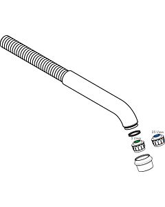 hansgrohe Axor Montreux 3-L. WT-arm. 98574830 wall mounting polished nickel