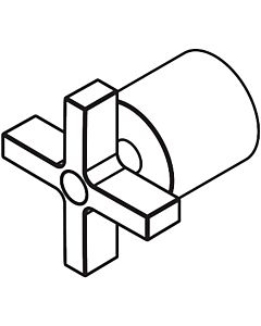 hansgrohe cross Axor Citterio thermostat 39397000 surface mounted chrome