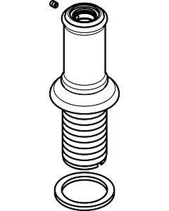 écusson hansgrohe pour Axor Montreux 3-l. 97989820 mitigeur lavabo stand. nickel brossé