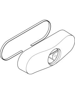 hansgrohe capot pour mélangeur AP chromé 94200000