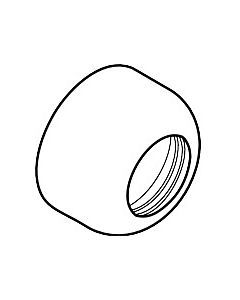 hansgrohe Schraubrosette 96428000 chrom, geteilt für Ecostat