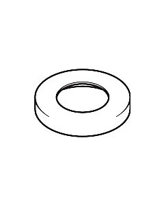 hansgrohe Rosette Axor f. 3-Loch Wannenarmatur 94116000 Fliesenrand chrom