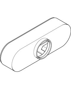 Hans grohe bath and shower mixer surface-mounted Axor cover white