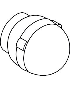 hansgrohe Poignée Axor Uno vanne d&#39;arrêt 13296450 Blanc encastré