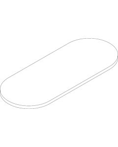 tablette hansgrohe Logo 40229000 Verre, 450 mm