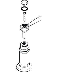 hansgrohe lever handle Axor Montreux warm / cold 16691000 chrome